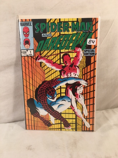 Collector Vintage Marvel Comics Spider-man and Dadedevil Special Edition Comic Book No.1