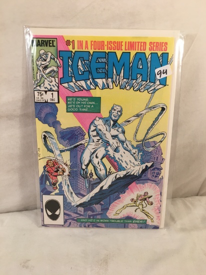 Collector Vintage Marvel Comics Iceman 1st of 4 Issue Limited Series Comic Book No.1