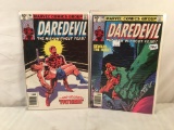 Lot of 2 Pcs Collector Vintage Marvel Comics  Daredevil Comic Books No.163.164.