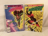 Lot of 2 Pcs Collector Vintage Marvel Comics  Daredevil Comic Books No.189.190.