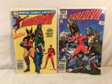Lot of 2 Pcs Collector Vintage Marvel Comics  Daredevil Comic Books No.195.196.