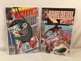 Lot of 2 Pcs Collector Vintage Marvel Comics  Daredevil Comic Books No.224.225.