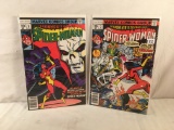 Lot of 2 Pcs Collector Vintage Marvel Comics The Spider-Woman  Comic Books No.2.3.