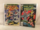 Lot of 2 Pcs Collector Vintage Marvel Comics The New Mutants  Comic Books No.5.6.
