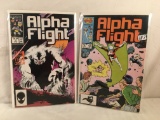 Lot of 2 Pcs Collector Vintage Marvel Comics Alpha Flight  Comic Books No.42.45.