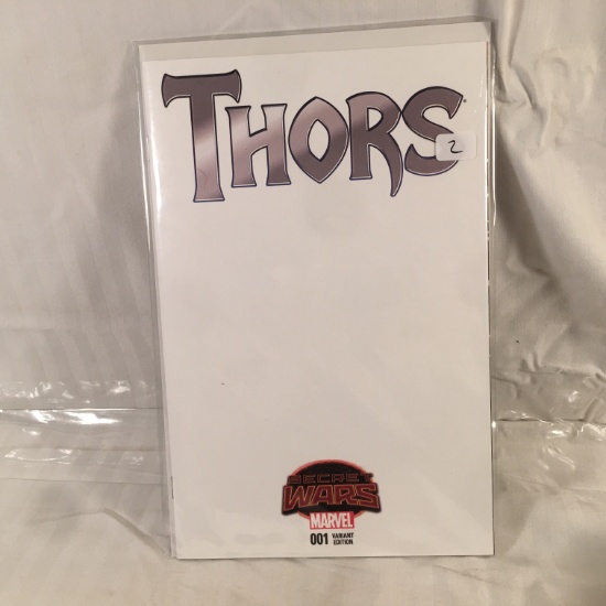 Collector Modern Marvel Comics The mighty Thor Secret Wars  VARIANT EDITION Comic No.001