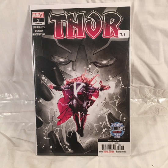 Collector Modern Marvel Comics  Thor LGY#728 No.2 3rd Printing Comic Book