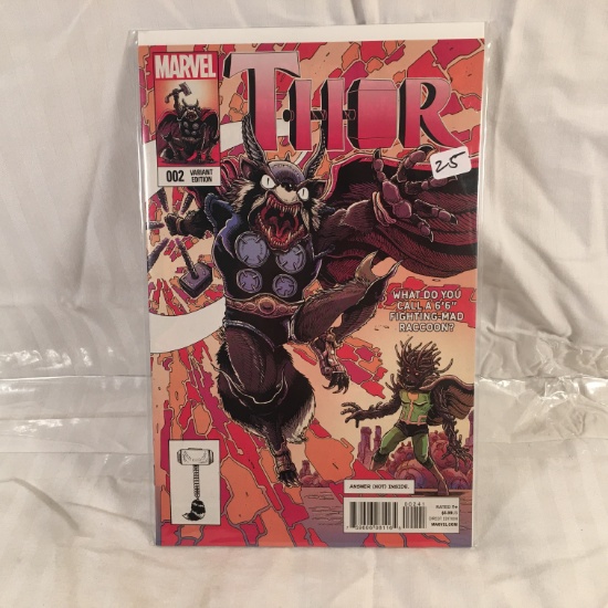 Collector Modern Marvel Comics Thor VARIANT EDITION No. 002 Comic Book