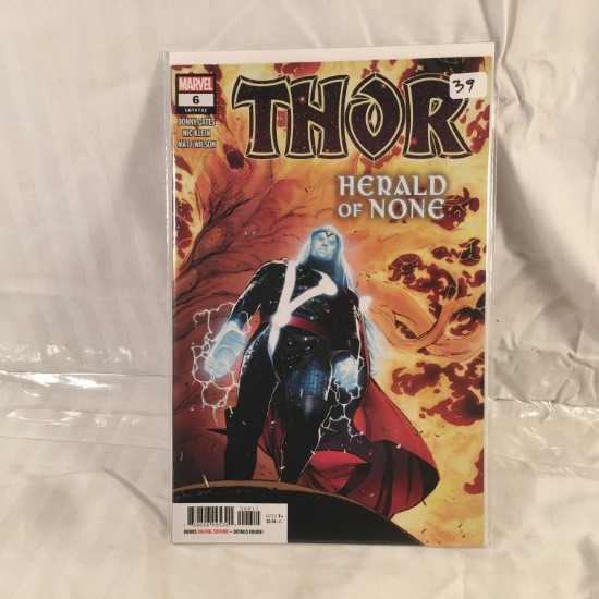 Collector Modern Marvel Comics  Thor Herald Of None LGY#732 No. 6 Comic Book