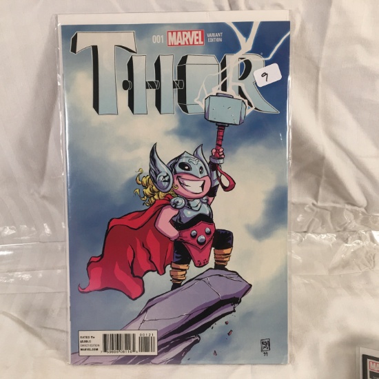 Collector Modern Marvel Comics The Mighty Thor VARIANT EDITION  Comic Book No.001