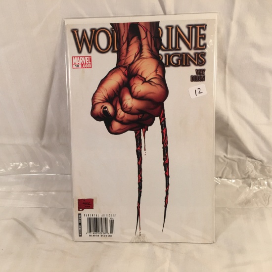Collector Modern Marvel Comics Wolverine Origins Comic Book No.10