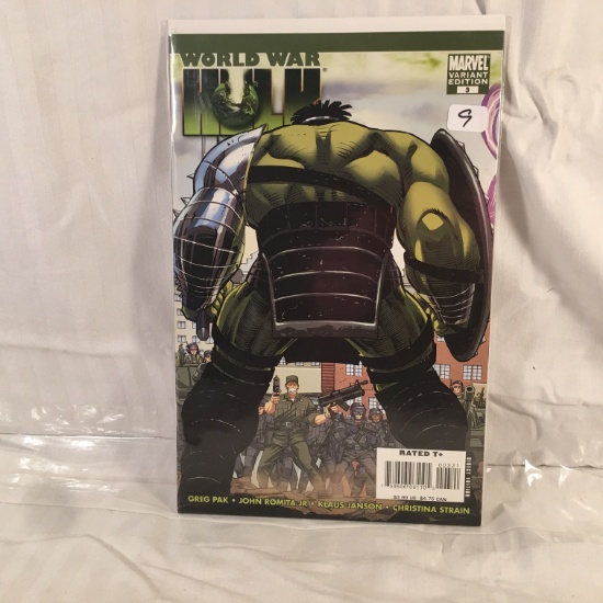 Collector Modern Marvel Comics VARIANT EDITION World War Hulk  Comic Book #3