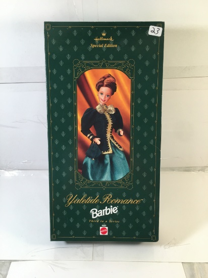 Collector Barbie Mattel hallmark Special Edition Yuletide Romance Barbie Doll 12"tall Box