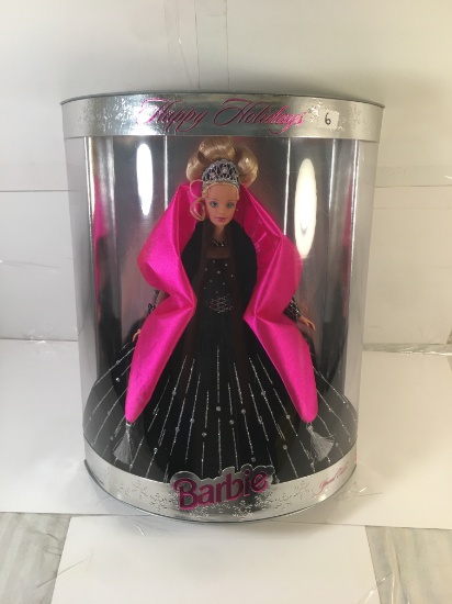 NIB Collector Barbie Special Edition Happy Holidays Barbie Doll 14.5"tall Box Size