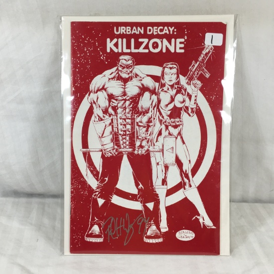 Collector Modern Urban Decay Killzone Comic Book No.0 Hand Signed