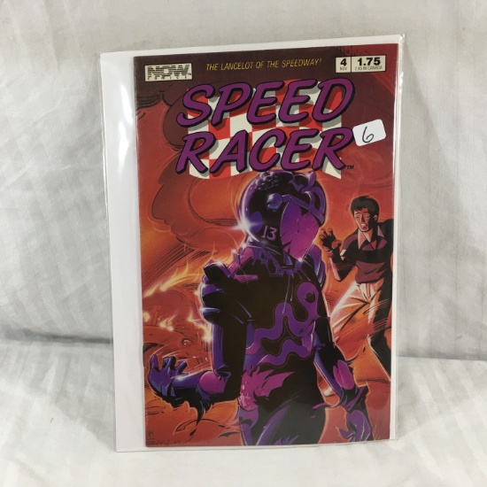 Collector Modern NOW Comics Speed Racer Comic Book No.4