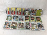 Lot of 18 Pcs Collector Vintage Baseball Sport Trading Assorted Cards and Players -See Pictures