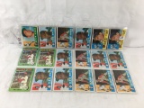 Lot of 18 Pcs Collector Vintage Baseball Sport Trading Assorted Cards and Players -See Pictures