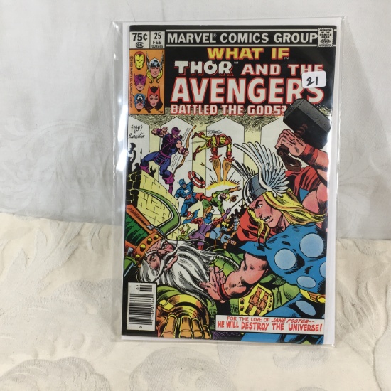 Collector Vintage Marvel Comics What If Comic Book No.25
