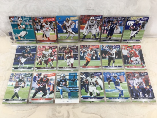 Lot of 18 Pcs Collector Modern NFl Footbal Sport Trading Assorted Cards and Players - See Pictures
