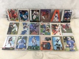 Lot of 18 Pcs Collector Modern NFl Footbal Sport Trading Assorted Cards and Players - See Pictures