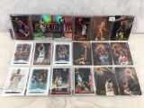 Lot of 18 Pcs Collector Modern NBA Basketball Sport Trading Assorted Cards and Players - See Photos