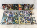 Lot of 18 Pcs Collector Modern NFl Footbal Sport Trading Assorted Cards and Players - See Pictures