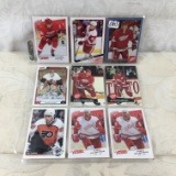 Lot of 9 Pcs Collector Modern NFl Footbal Sport Trading Assorted Cards and Players - See Pictures