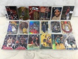 Lot of 18 Pcs Collector Modern NBA Basketball Sport Trading Assorted Cards and Players - See Photos