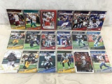 Lot of 18 Pcs Collector Modern NFl Footbal Sport Trading Assorted Cards and Players - See Pictures