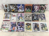 Lot of 18 Pcs Collector Modern NFl Footbal Sport Trading Assorted Cards and Players - See Pictures