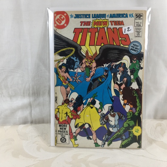 Collector Vintage DC Comics The New Teen Titans Comic Book No.4