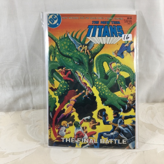 Collector Vintage DC Comics The New Teen Titans Comic Book No.9