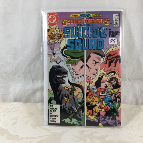 Collector Vintage DC Comics Secret Origins Starring Suicide Squad Comic Book No.14