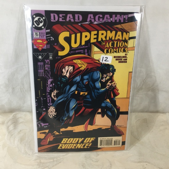 Collector Modern DC Comics Superman In Action Comics Comic Book No.705