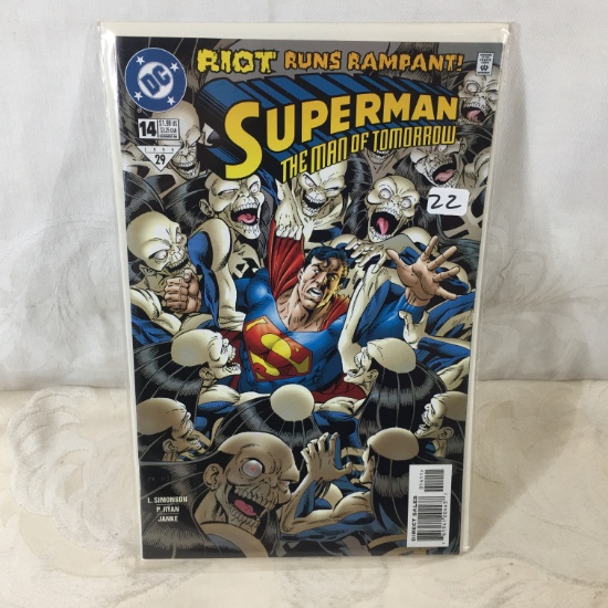 Collector Modern DC Comics Superman The Man Of Steel Comic Book No.14