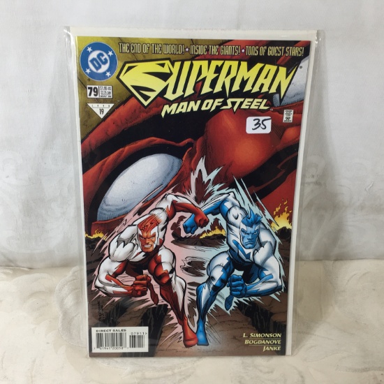 Collector Modern DC Comics Superman Man Of Steel Comic Book No.79