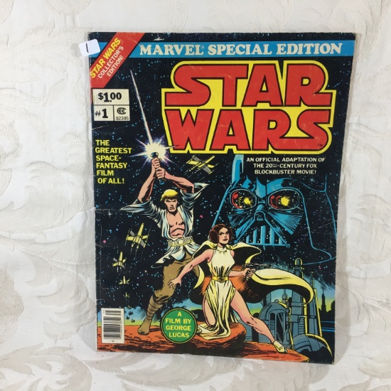 Collector Oversized Vintage Marvel Special Edition Star Wars #1 Magazine