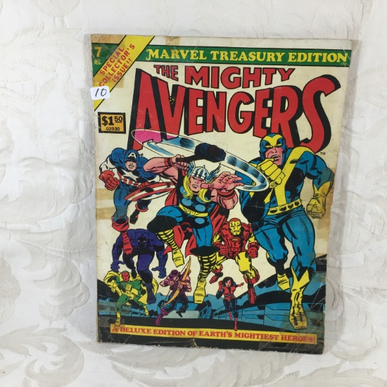 Collector Oversized Vintage Marvel Treasury Edition The Mighty Avengers #7 Magazine