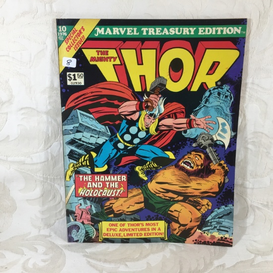 Collector Oversized Vintage 1976 Marvel Treasury Edition The Mighty Thor Magazine #10