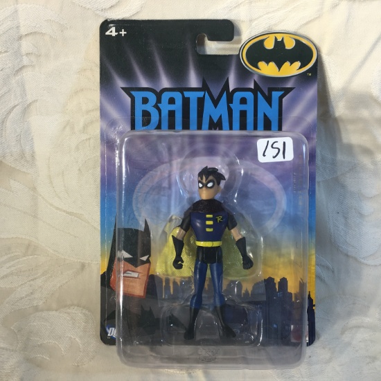 NIP Collector Mattel DC Batman Series Robin Action Figure 4.5" Tall Figure