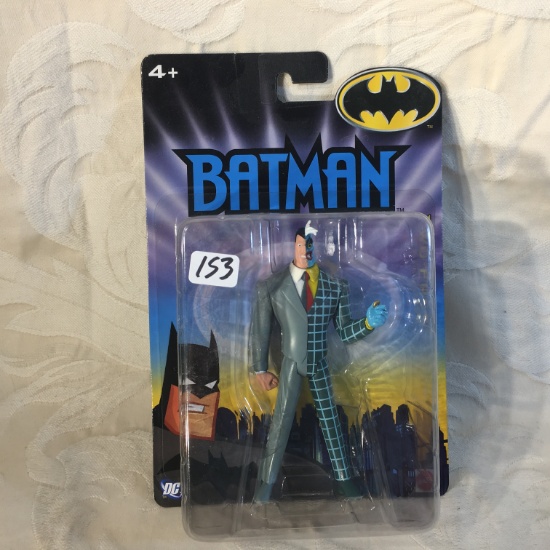 NIP Collector Mattel DC Batman Series Two-Face Action Figure 5" Tall Figure