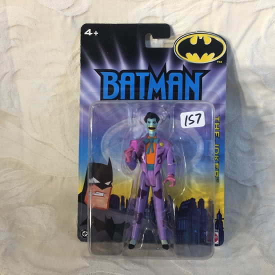 NIP Collector Mattel DC Batman Series The Joker Action Figure %" Tall Figure