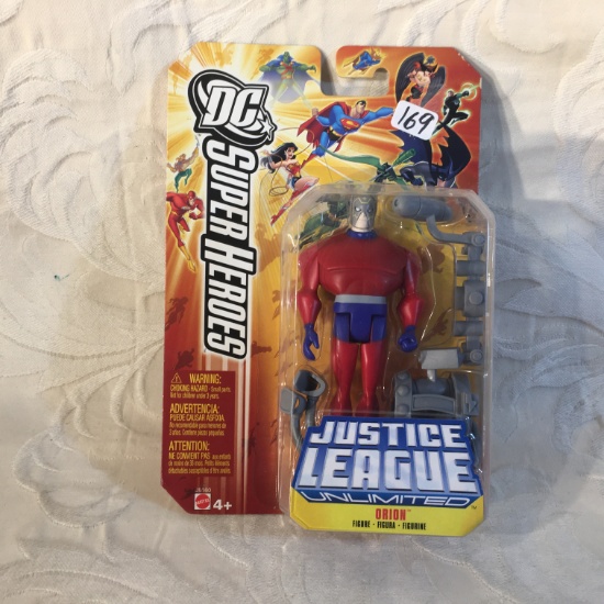 NIP Collector Mattel DC Super Heroes Justice League Unlimited Orion Action Figure 5.5" Tall Figure