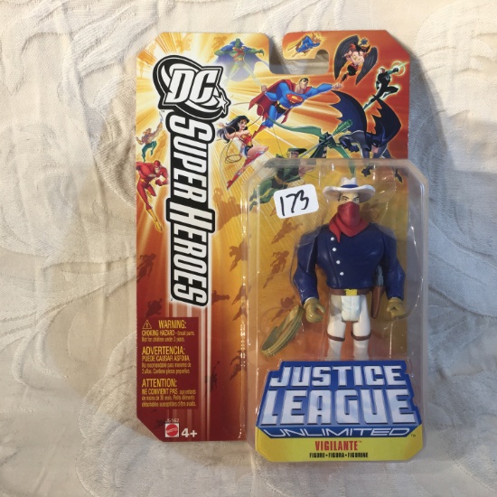 NIP Collector Mattel DC Super Heroes Justice League Unlimited Vigilante Action Figure 5.5" Tall Figu