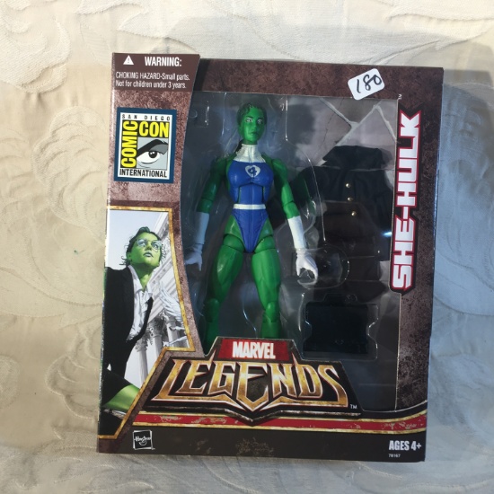 NIP Collector Hasbro Comic Con Marvel Legends She-Hulk Action Figure 7.5" Tall Figure