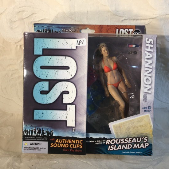 NIP Collector ABC Lost With Authentic Sound Clips Shannon Action Figure 9"x9" Box