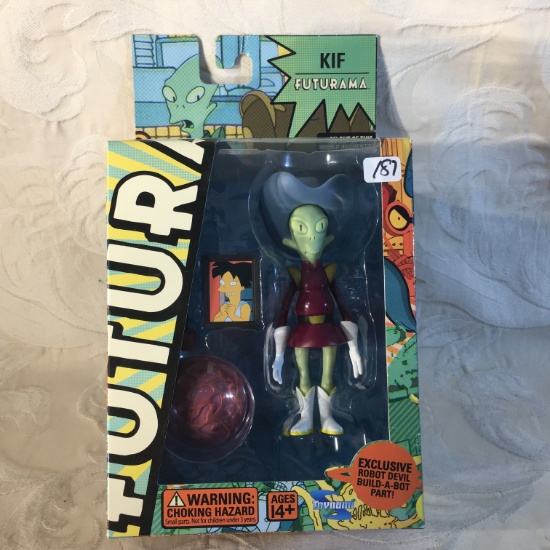 NIP Collector Toynami Futurama Kif Exclusive Robot Devil Build-A-Bot Part Action Figure 7" Tall Figu