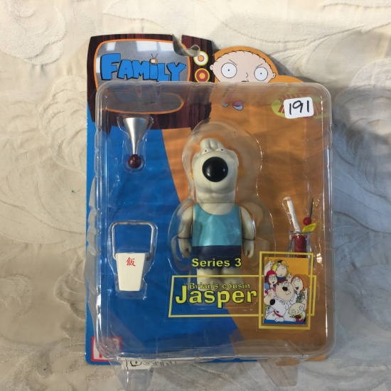 NIP Collector Mezco Family Guy Series 3 Brians Cousin Jasper Action Figure 6.5" Tall Figure