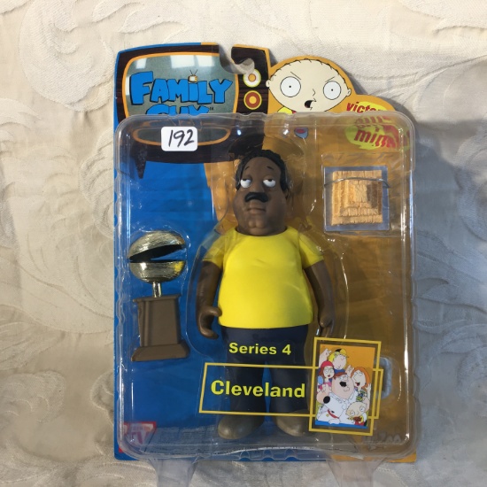 NIP Collector Mezco Family Guy Series 4 Cleveland Action Figure 6.5" Tall Figure